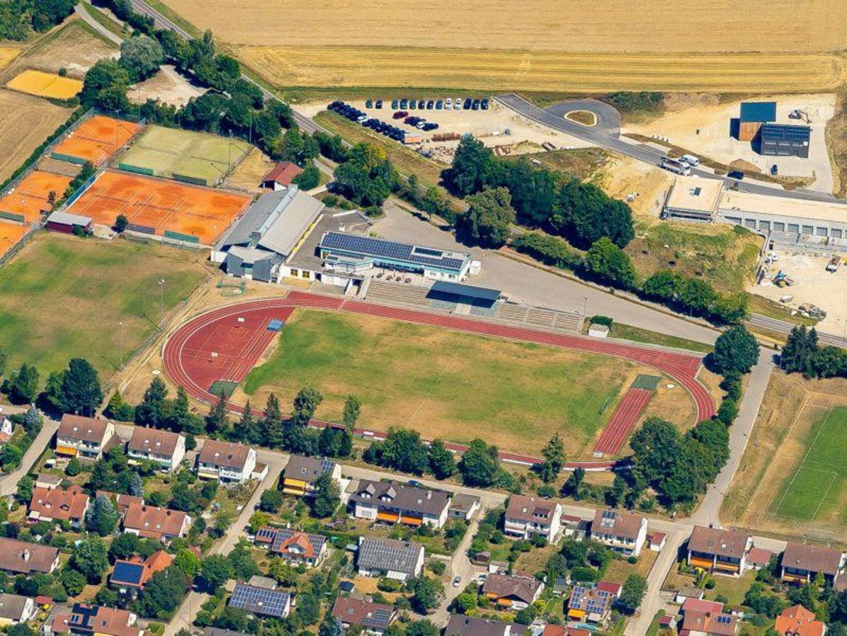 Luftbildaufnahme Zentralsportanlage Rothtal Luftbildaufnahme Zentralsportanlage Rothtal